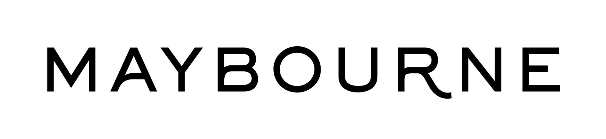 Maybourne wordmark logo in black lettering on a white background.