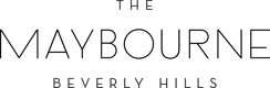 The Maybourne Beverly Hills wordmark logo in black text on a white background.